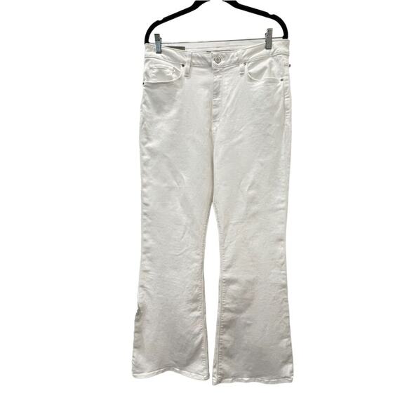 Hudson Jeans Denim - Hudson Jeans  Holly High Rise Flare Jeans White Size 33 New